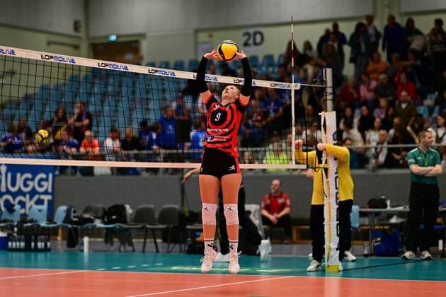 Volleyball I Women I Season 2025 2026 I Bundesliga I 1 Matchday I ETV Hamburger Volksbank Volleys Allianz MTV Stuttgart I 11 10 2025 Luise Klein 9, ETV Hamburger Volksbank Volleys Hamburg CU Arena Hamburg Germany Copyright: xLobeca FelixxSchlikisx