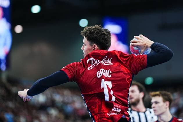 Marco Grgic SG Flensburg Handewitt, 17 GER, SG Flensburg Handewitt vs THW Kiel, Handball, Bundesliga, Matchday 8, Season 2026 2026, 11 10 2025 GER, SG Flensburg Handewitt vs THW Kiel, Handball, Bundesliga, Matchday 8, Season 2026 2026, 11 10 2025 Flensburg Copyright: xEibner-Pressefoto MarcelxvonxFehrnx EP_MFN