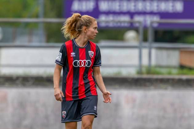 Ingolstadt, Germany 12 October 2025 2 BL Women 2025 2026 FC Ingolstadt 04 vs VfL Wolfsburg II In the picture Leonie Haberäcker Haberaecker FCI Audi Sportpark Bayern Copyright: xFotostandx xSchäferx