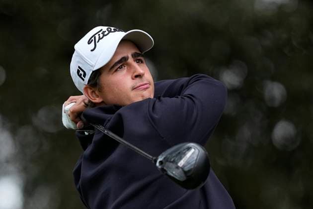 October 12, 2025, Madrid, Madrid, Spain: Luis Masaveu of Spain during the Open de EspaoÂ±a presented by Madrid, R4 Final, golf tournament of DP World Tour at Club de Campo Villa de Madrid on October 12, 2025, in Madrid, Spain. Madrid Spain - ZUMAa181 20251012_zaa_a181_217 Copyright: xOscarxJ.xBarrosox