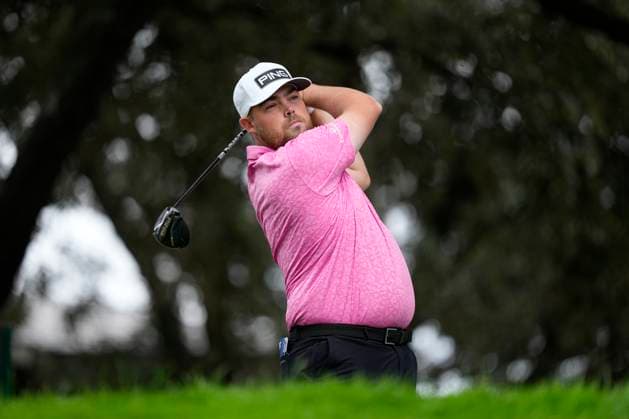 October 12, 2025, Madrid, Madrid, Spain: Dan Bradbury of England during the Open de EspaoÂ±a presented by Madrid, R4 Final, golf tournament of DP World Tour at Club de Campo Villa de Madrid on October 12, 2025, in Madrid, Spain. Madrid Spain - ZUMAa181 20251012_zaa_a181_205 Copyright: xOscarxJ.xBarrosox