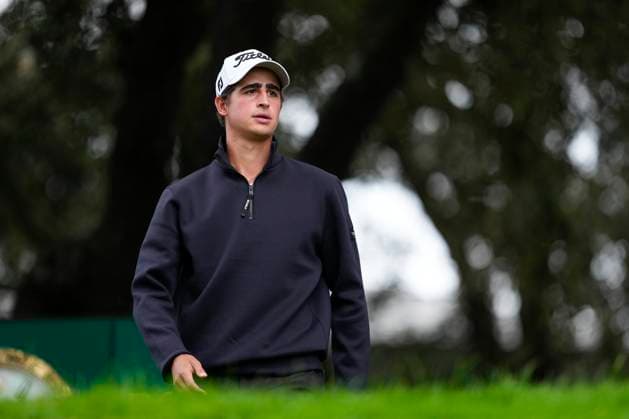 October 12, 2025, Madrid, Madrid, Spain: Luis Masaveu of Spain during the Open de EspaoÂ±a presented by Madrid, R4 Final, golf tournament of DP World Tour at Club de Campo Villa de Madrid on October 12, 2025, in Madrid, Spain. Madrid Spain - ZUMAa181 20251012_zaa_a181_211 Copyright: xOscarxJ.xBarrosox