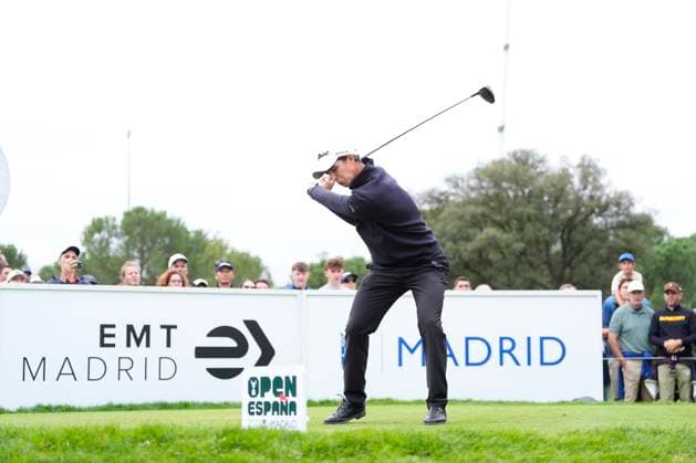 October 12, 2025, Madrid, Madrid, Spain: Luis Masaveu of Spain during the Open de EspaoÂ±a presented by Madrid, R4 Final, golf tournament of DP World Tour at Club de Campo Villa de Madrid on October 12, 2025, in Madrid, Spain. Madrid Spain - ZUMAa181 20251012_zaa_a181_245 Copyright: xOscarxJ.xBarrosox
