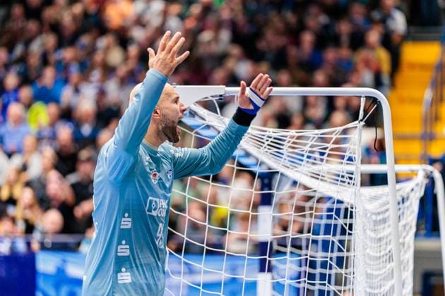 Urh Kastelic TBV Lemgo Lippe, 99 jubelt freut sich GER, TBV Lemgo Lippe vs TVB Stuttgart, Handball, 1 Bundesliga, Matchday 8, Season 2025 2026, 12 10 2025 GER, TBV Lemgo Lippe vs TVB Stuttgart, Handball, 1 Bundesliga, Matchday 8, Season 2025 2026, 12 10 2025 Lemgo Copyright: xEibner-Pressefoto JanxRollingerx EP_JSK