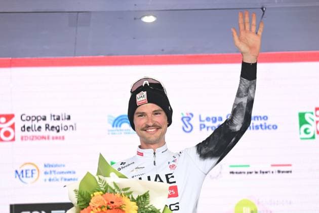 12-10-2025 Trofeo Tessile E Moda; 2025, Uae Team Emirates - Xrg; Vine, Jai; Oropa; 