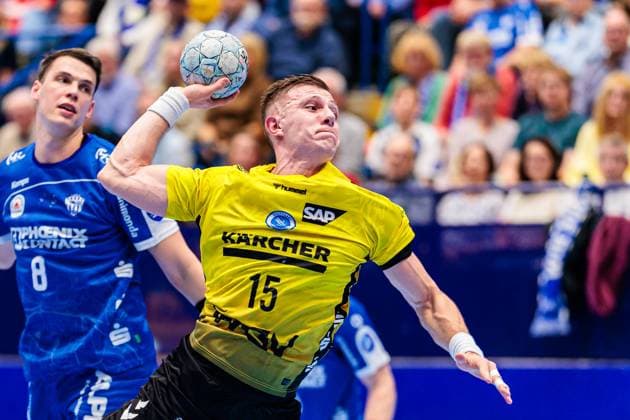 Simone Mengon TVB Stuttgart, 15 in goal GER, TBV Lemgo Lippe vs TVB Stuttgart, Handball, 1 Bundesliga, Matchday 8, Season 2025 2026, 12 10 2025 GER, TBV Lemgo Lippe vs TVB Stuttgart, Handball, 1 Bundesliga, Matchday 8, Season 2025 2026, 12 10 2025 Lemgo Copyright: xEibner-Pressefoto JanxRollingerx EP_JSK