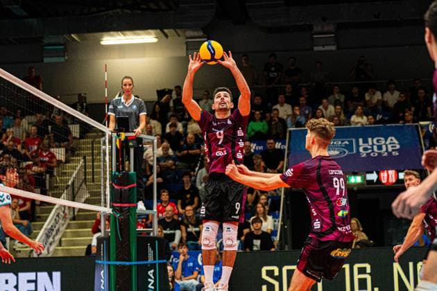 Volleyball, VBL Supercup, SWD Powervolleys Düren - Netzhoppers Königs Wusterhausen