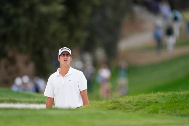 October 12, 2025, Madrid, Madrid, Spain: Luis Masaveu of Spain during the Open de EspaoÂ±a presented by Madrid, R4 Final, golf tournament of DP World Tour at Club de Campo Villa de Madrid on October 12, 2025, in Madrid, Spain. Madrid Spain - ZUMAa181 20251012_zaa_a181_294 Copyright: xOscarxJ.xBarrosox