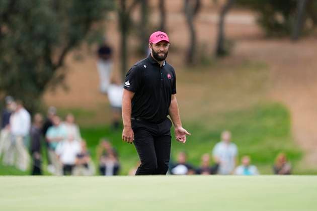 October 12, 2025, Madrid, Madrid, Spain: Jon Rahm of Spain during the Open de EspaoÂ±a presented by Madrid, R4 Final, golf tournament of DP World Tour at Club de Campo Villa de Madrid on October 12, 2025, in Madrid, Spain. Madrid Spain - ZUMAa181 20251012_zaa_a181_296 Copyright: xOscarxJ.xBarrosox
