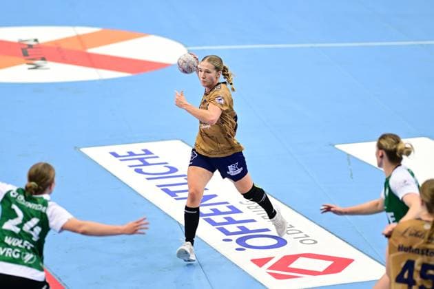 Handball I Women I Season 2025 2026 I 1 HBF I 5 Matchday I VfL Oldenburg Buxtehuder SV I 12 10 2025 Johanna Andresen 18, Buxtehuder Sportverein Oldenburg EWE Arena Niedersachsen Germany Copyright: xLobeca FelixxSchlikisx