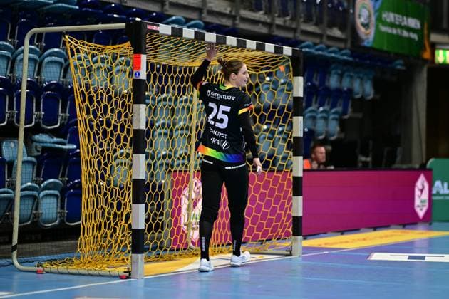 Handball I Women I Season 2025 2026 I 1 HBF I 5 Matchday I VfL Oldenburg Buxtehuder SV I 12 10 2025 Madita Kohorst 25, VfL Oldenburg Oldenburg EWE Arena Niedersachsen Germany Copyright: xLobeca FelixxSchlikisx