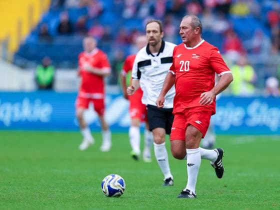 2025.10.12 Chorzow Pilka nozna Mecz Legend Polska - Niemcy N z Marek Kozminski Foto Sebastian Sienkiewicz PressFocus 2025.10.12 Chorzow Football Legends Match Polska - Niemcy Marek Kozminski Credit: Sebastian Sienkiewicz PressFocus NEWSPIX.PL --- newspix.pl POLAND OUT! 