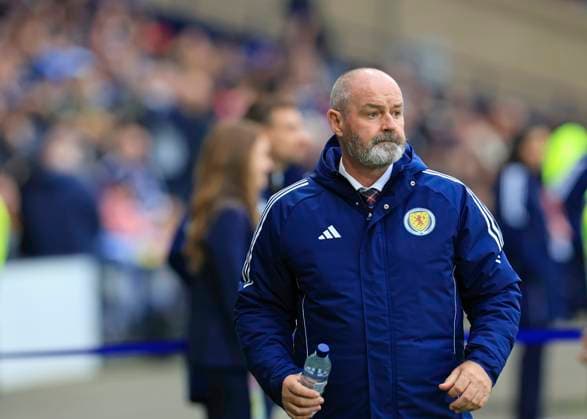 Scotland v Belarus 2026 FIFA World Cup, WM, Weltmeisterschaft, Fussball Qualifiers Steve Clark Scotland Manager during the 2026 FIFA World Cup Qualifiers Group C match at Hampden Park, Glasgow UK Newspapers OUT Copyright: xFredxPalmerx FIL-22351-0077