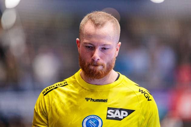 Patrick Zieker TVB Stuttgart, 25 is disappointed sad after 32 30 defeat GER, TBV Lemgo Lippe vs TVB Stuttgart, Handball, 1 Bundesliga, Matchday 8, Season 2025 2026, 12 10 2025 GER, TBV Lemgo Lippe vs TVB Stuttgart, Handball, 1 Bundesliga, Matchday 8, Season 2025 2026, 12 10 2025 Lemgo Copyright: xEibner-Pressefoto JanxRollingerx EP_JSK