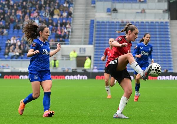 Everton vs Manchester United, ManU in with Barclays Womens Super League at Hill Dickinson Stadium Featuring: Clare Wheeler, Maya Le Tissier Where: Liverpool, United Kingdom When: 12 Oct 2025 Credit: Graham Finney Cover Images EDITORIAL USE ONLY. NOT FOR USE BY NEWSPAPERS BASED IN THE UK. Copyright: xx coverimg55173171