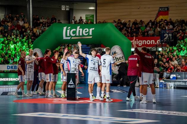 Handball Bundesliga; HSG Wetzlar - HSV Hamburg, 12.10.25 HSV Hamburg Handball Bundesliga; HSG Wetzlar - HSV Hamburg: Wetzlar, 12.10.25 Copyright: xBEAUTIFULxSPORTS Roeczeyx
