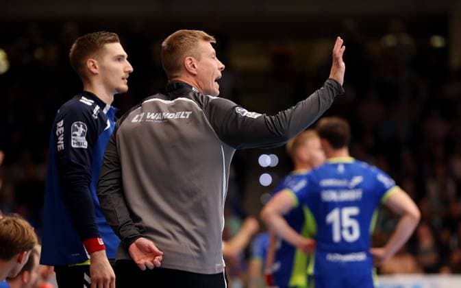 BAU 12 10 2025 Göppingen Handball Frisch Auf Göppingen vs VfL Gummersbach, Coach Gudjon Valur Sigurdsson Gummersbach