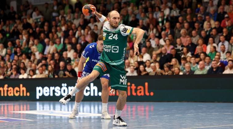 BAU 12 10 2025 Göppingen Handball Frisch Auf Göppingen vs VfL Gummersbach, Marcel Schiller Göppingen