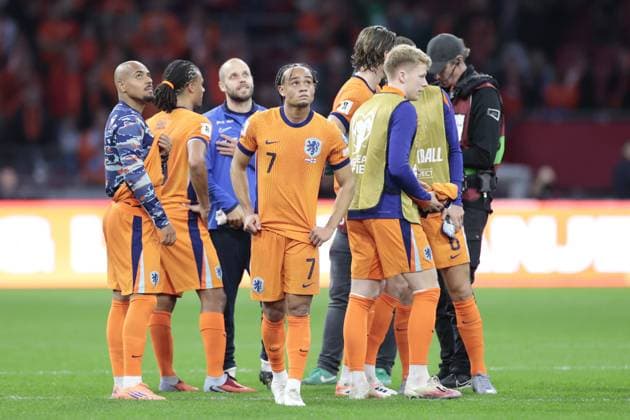 AMSTERDAM, 12-10-2025 , JohanCruyff Stadium , season 2025 2026 , FIFA World Cup, WM, Weltmeisterschaft, Fussball Qualifier between The Netherlands and Finland 4-0. Picture shows Netherlands player Xavi Simons Netherlands - Finland  x31481169x Copyright: