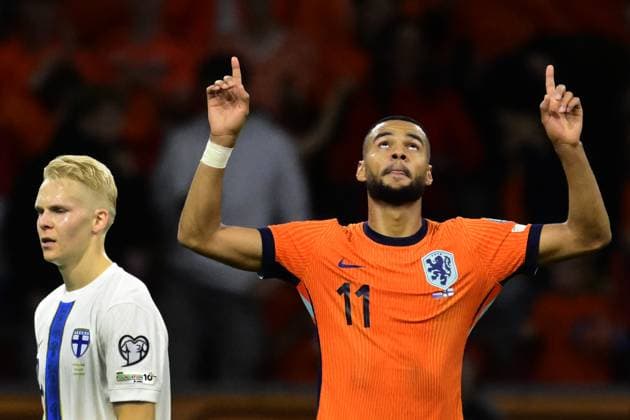 AMSTERDAM - Cody Gakpo of the Netherlands at the Johan Cruijff ArenA during the Dutch national team, Nationalteam s 2026 FIFA World Cup, WM, Weltmeisterschaft, Fussball qualifying match against Finland. ANP OLAF KRAAK FIFA 2026 World Cup Qualifier 2025 2026 xVIxANPxSportx xxANPxIVx 539031549 originalFilename: 539031549.jpg