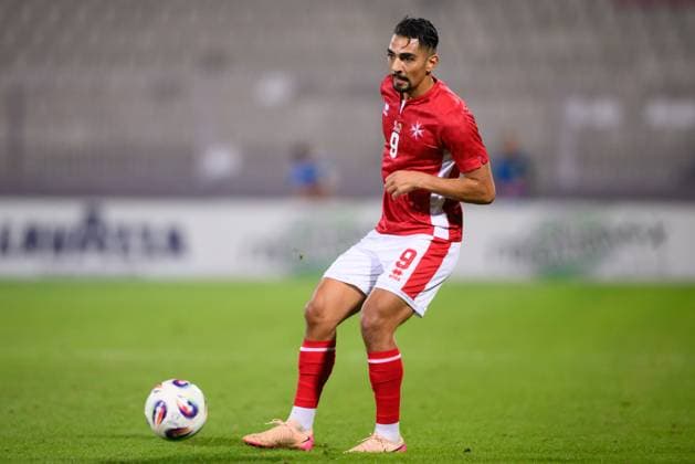 Ylyas Chouare seen during International Friendly, Länderspiel, Nationalmannschaft game between national teams of Malta and Bosnia and Herzegovina (Beppe Camilleri Ball Raw Images) Attard Ta Qali National Stadium Malta Copyright: xBeppexCamillerix beppecamirelli_maltabosnia25_26-16