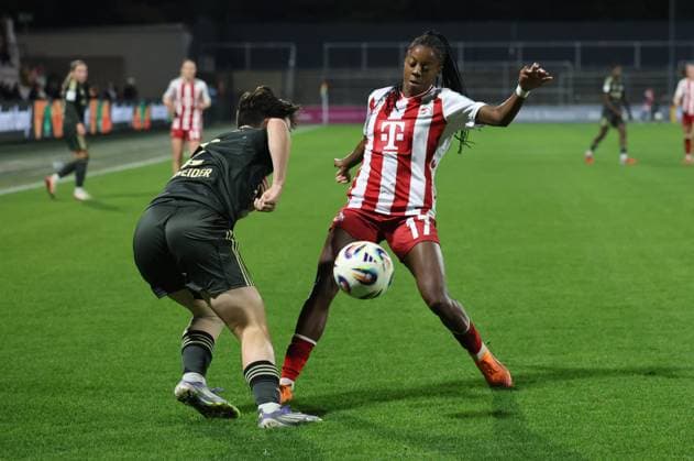 v l Thome Schneider 1 FC Union Berlin 02 , Lydia Andrade 1 FC Koeln 17 GER, 1 FC Koeln Frauen vs 1 FC Union Berlin Frauen, Fußball, Frauen Bundesliga, 6 Spieltag, Spielzeit 2025 2026, 12 10 2025 DFL DFB REGULATIONS PROHIBIT ANY USE OF PHOTOGRAPHS as IMAGE SEQUENCES and or QUASI VIDEO GER, 1 FC Koeln Frauen vs 1 FC Union Berlin Frauen, Football, Womens Bundesliga, Matchday 6, Season 2025 2026, 12 10 2025 Koeln Copyright: xEibner-Pressefotox xThomasxStoeckerx EP_TSR