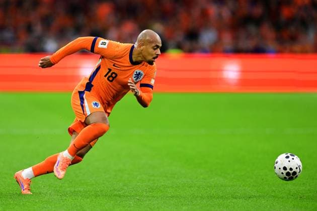 AMSTERDAM - Donyell Malen of the Netherlands at the Johan Cruijff ArenA during the Dutch national team, Nationalteam s 2026 FIFA World Cup, WM, Weltmeisterschaft, Fussball qualifying match against Finland. ANP OLAF KRAAK FIFA 2026 World Cup Qualifier 2025 2026 xVIxANPxSportx xxANPxIVx 539033950 originalFilename: 539033950.jpg