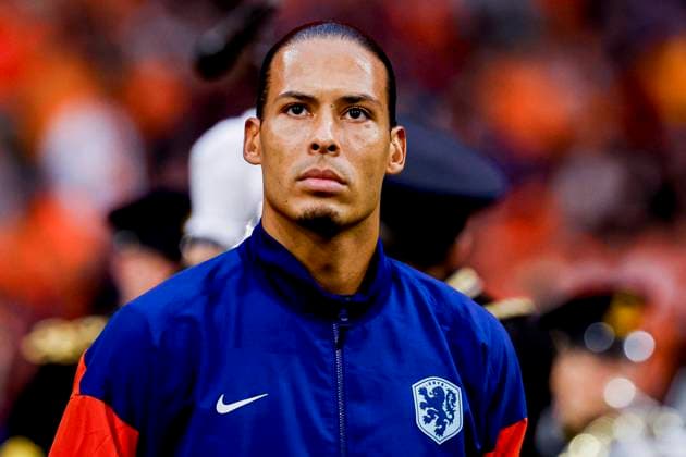 Virgil van Dijk of the Netherlands looks on Netherlands v Finland, FIFA World Cup, WM, Weltmeisterschaft, Fussball 2026 Qualifier, Netherlands v Finland, Johan Cruijff Arena, October 12, 2025, Amsterdam, Netherlands.