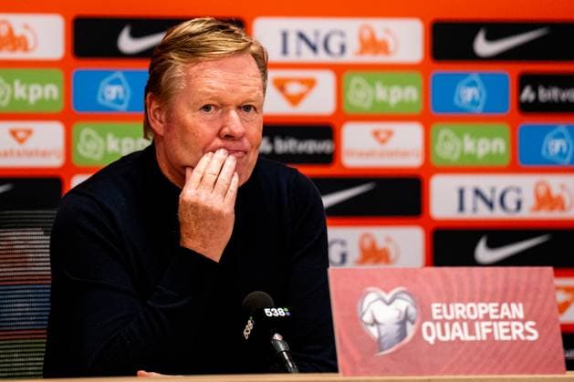 AMSTERDAM, NETHERLANDS - OCTOBER 12: Netherlands head coach Ronald Koeman attends a press conference, PK, Pressekonferenz after the FIFA World Cup, WM, Weltmeisterschaft, Fussball 2026 qualifier match between Netherlands and Finland at Johan Cruijff Arena on October 12, 2025 in Amsterdam, Netherlands. (Photo by Rene Nijhuis) SPO  Copyright: xRenexNijhuis