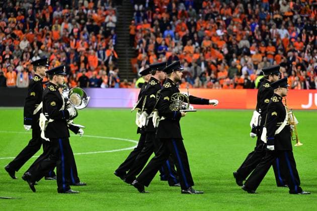 AMSTERDAM - The musical accompaniment for the match at the Johan Cruijff ArenA during the Dutch national team, Nationalteam s 2026 FIFA World Cup, WM, Weltmeisterschaft, Fussball qualifying match against Finland. ANP OLAF KRAAK FIFA 2026 World Cup Qualifier 2025 2026 xVIxANPxSportx xxANPxIVx 539035162 originalFilename: 539035162.jpg