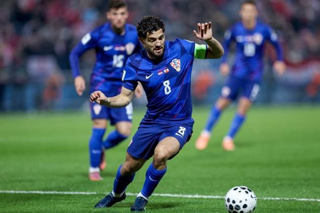 Croatia v Gibraltar - FIFA World Cup, WM, Weltmeisterschaft, Fussball 2026 Qualifier VARAZDIN, CROATIA - OCTOBER 12: Mateo Kovacic of Croatia in action during the FIFA World Cup 2026 qualifier match between Croatia and Gibraltar at Football Stadium Varteks on October 12, 2025 in Varazdin, Croatia.  MatijaxHabljak PIXSELL