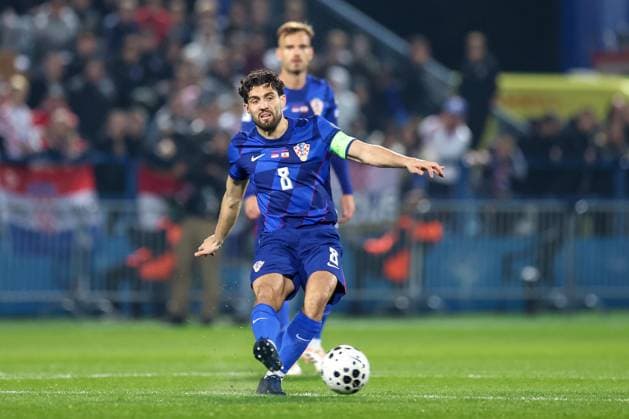 Croatia v Gibraltar - FIFA World Cup, WM, Weltmeisterschaft, Fussball 2026 Qualifier VARAZDIN, CROATIA - OCTOBER 12: Mateo Kovacic of Croatia in action during the FIFA World Cup 2026 qualifier match between Croatia and Gibraltar at Football Stadium Varteks on October 12, 2025 in Varazdin, Croatia.  MatijaxHabljak PIXSELL