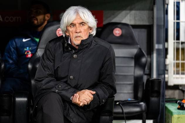 Denmark v Greece, UEFA World Cup qualifier, Copenhagen, Denmark Copenhagen, Denmark. 12th, October 2025. Head coach Ivan Jovanovic of Greece seen during the UEFA world cup qualifier between Denmark and Greece at Parken in Copenhagen. Denmark, Copenhagen  Copyright: xGonzalesxPhoto TobiasxJorgensenx