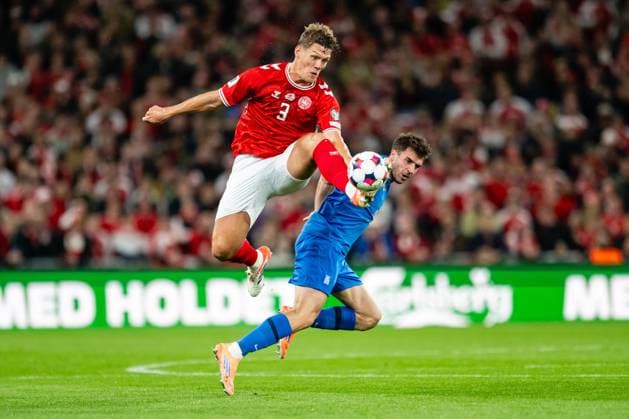 Football, World Cup Qualifier, Denmark - Greece
