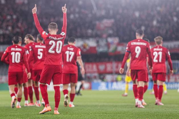 12.10.2025 KOWNO , LITWA - STADION Stadion im. S. Dariusa i S. Girenasa ( KAUNAS, LITHUANIA ) PILKA NOZNA (FOOTBALL) ELIMINACJE MISTRZOSTW SWIATA FIFA 2026 ( FIFA World Cup, WM, Weltmeisterschaft, Fussball 26â ¢ UEFA Qualifiers ) MECZ LITWA - POLSKA ( GAME LITHUANIA - POLAND ) NZ SEBASTIAN SZYMANSKI POLSKA RADOSC, BRAMKA, GOL, FOTO LUKASZ GROCHALA CYFRASPORT NEWSPIX.PL --- newspix.pl POLAND OUT! 