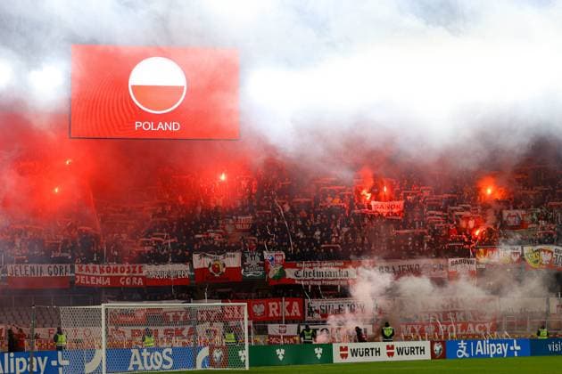 2025.10.12 Kowno Pilka nozna Kwalifikacje Mistrzostw Swiata 2026 Litwa - Polska N z fani kibice doping Foto Pawel Andrachiewicz PressFocus 2025.10.12 Kaunas Football - FIFA World Cup, WM, Weltmeisterschaft, Fussball 2026 Qualifying round press conference, PK, Pressekonferenz and training before Lithuania - Poland fani kibice doping Credit: Pawel Andrachiewicz PressFocus NEWSPIX.PL --- newspix.pl POLAND OUT! 