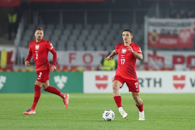 12.10.2025 Kowno. Pilka nozna. Eliminacje Mistrzostw Swiata 2026 mecz : Litwa - Polska --- Football. FIFA World Cup, WM, Weltmeisterschaft, Fussball eliminations match : Lithuania - Poland Nz Bartosz Slisz Fot. Igor Jakubowski Arena Akcji NEWSPIX.PL --- newspix.pl POLAND OUT! 