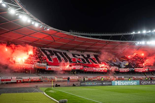 KOWNO 12.10.2025 MECZ 6. KOLEJKA GRUPA G ELIMINACJE DO MISTRZOSTW SWIATA 2026: LITWA - POLSKA --- FIFA World Cup, WM, Weltmeisterschaft, Fussball 2026 QUALIFYING ROUND GROUP G MATCH IN KAUNAS: LITHUANIA - POLAND KIBICE POLSKI FOT. PIOTR KUCZA FOTOPYK NEWSPIX.PL --- newspix.pl POLAND OUT! 