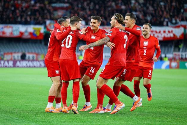 2025.10.12 Kowno Pilka nozna Kwalifikacje Mistrzostw Swiata 2026 Litwa - Polska N z bramka gol radosc na 1-0 Sebastian Szymanski Foto Pawel Andrachiewicz PressFocus 2025.10.12 Kaunas Football - FIFA World Cup, WM, Weltmeisterschaft, Fussball 2026 Qualifying round press conference, PK, Pressekonferenz and training before Lithuania - Poland bramka gol radosc na 1-0 Sebastian Szymanski Credit: Pawel Andrachiewicz PressFocus NEWSPIX.PL --- newspix.pl POLAND OUT! 