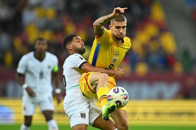 BUCHAREST - UEFA European Qualofiers - ROMANIA - AUSTRIA - 12 OCT 2025 Daniel Birligea in action during the UEFA European Qualifiers game between Romania and Austria, in Bucharest, Romania, 12 October 2025. Copyright: xAlexxNicodimx