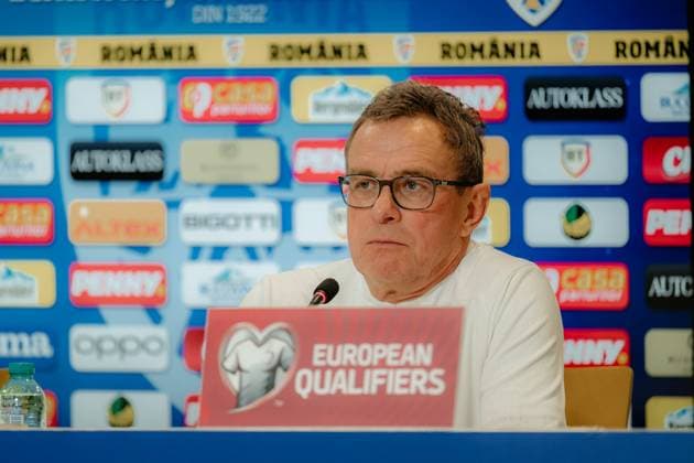 Romania v Austria - European Qualifiers Group H - FIFA World Cup, WM, Weltmeisterschaft, Fussball 2026 BUCHAREST, ROMANIA, OCTOBER 12, 2025 - Romania v Austria - European Qualifiers Group H - FIFA World Cup 2026, Ralf Rangnick after the match. Copyright: xVLADxBEREHOLSCHIx