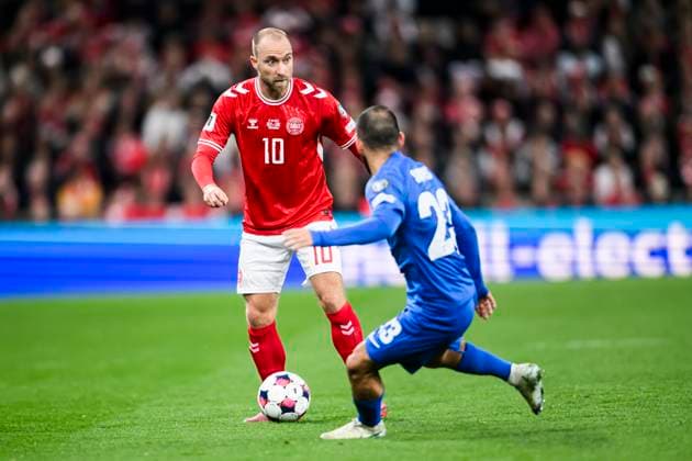 Denmark vs Greece 12 10 2025 10 DEN Christian Eriksen UEFA World Cup Qualifier Denmark vs Greece 12 10 2025 Kobenhavn, Denmark 12 October, 2025 UK UEFA European Qualifier World Cup Denmark vs Greece, Parken, Copenhagen, Denmark Kobenhavn Parken Denmark Copyright: xMichaelxBarrettxBoesenx