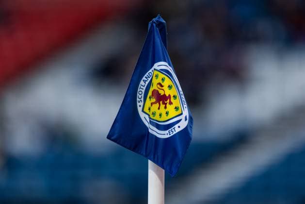 Scotland v Belarus 2026 FIFA World Cup, WM, Weltmeisterschaft, Fussball Qualifier 12 10 2025. Group C Scotland corner flag during the 2026 FIFA World Cup Qualifier match between Scotland and Belarus at Hampden Park, Glasgow, United Kingdom on 12 October 2025. Editorial use only , Copyright: xRaymondxDaviesx PSI-23024-0067