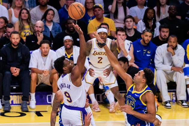 Basketball, NBA, Preseason, Los Angeles Lakers - Golden State Warriors