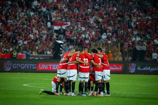 Egypt Wins Crucial Qualifier The Pharaohs team photo before the match between Egypt vs Guniea-Bissau in the FIFA World Cup, WM, Weltmeisterschaft, Fussball 2026 CAF Qualifiers - Group A at Cairo Stadium, Cairo, Egypt Cairo Cairo Egypt Copyright: xMohamedxTageldinx
