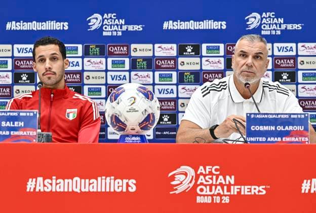 Football, World Cup qualifiers, United Arab Emirates national team, Press conference