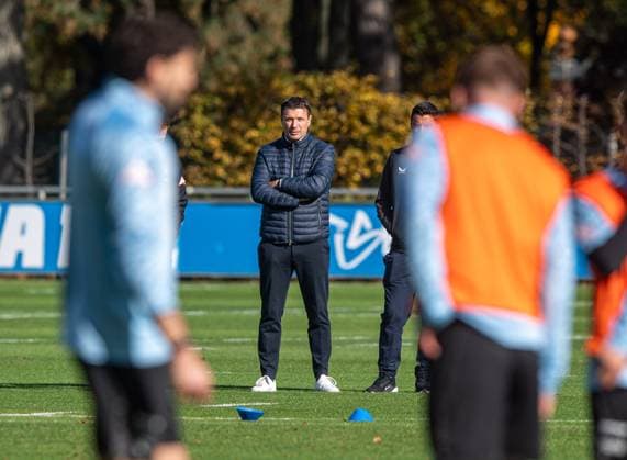 Soccer, Men, Season 2025 26, 2 Bundesliga, Hertha BSC, Training, Sports Director Benjamin Weber Hertha BSC , 13 10 2025, Copyright: xSebastianxRäppold MatthiasxKochx