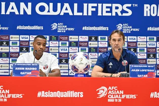Football, Qatar national team, Press conference
