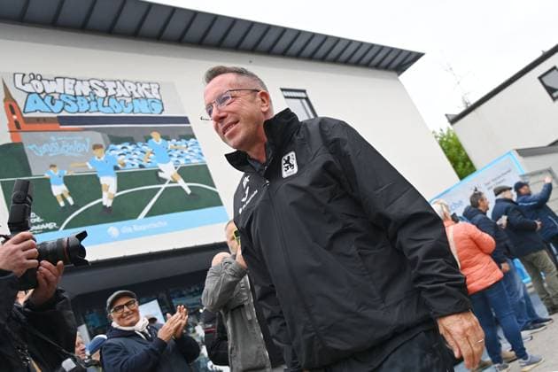 Coach Markus KAUCZINSKI 1860 , Training TSV 1860 Muenchen on 13 10 2025 Soccer 3 Liga,Season 2025 2026