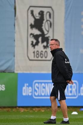 Coach Markus KAUCZINSKI 1860 , Training TSV 1860 Muenchen on 13 10 2025 Soccer 3 Liga,Season 2025 2026